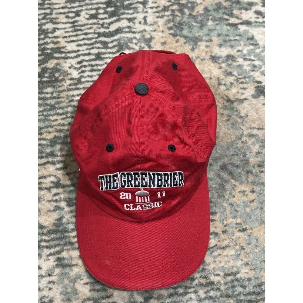 The Greenbrier 2011‎ Classic Red Adjustable Hat